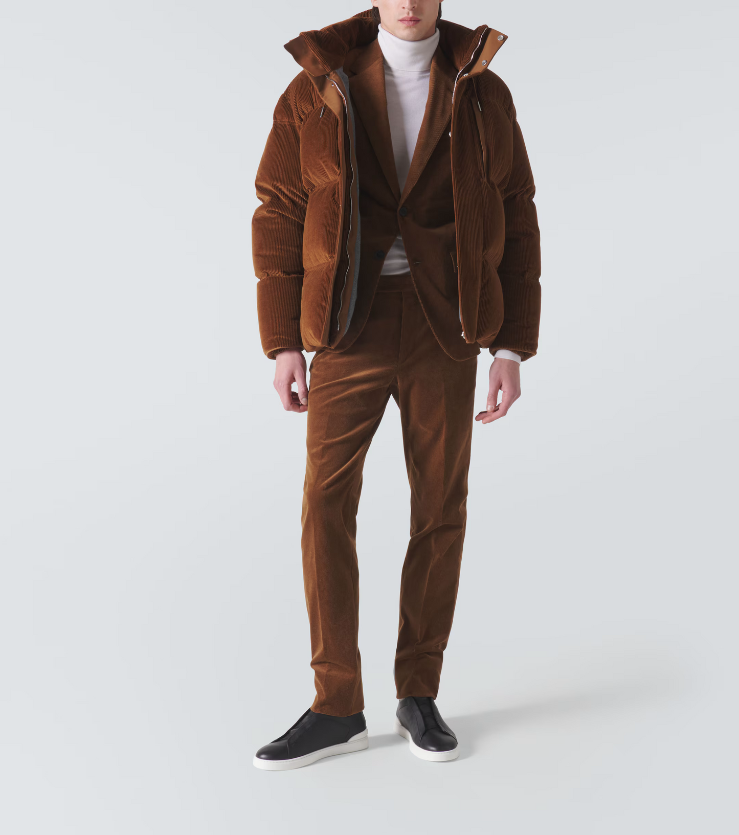 Zegna Triple Stitch leather sneakers