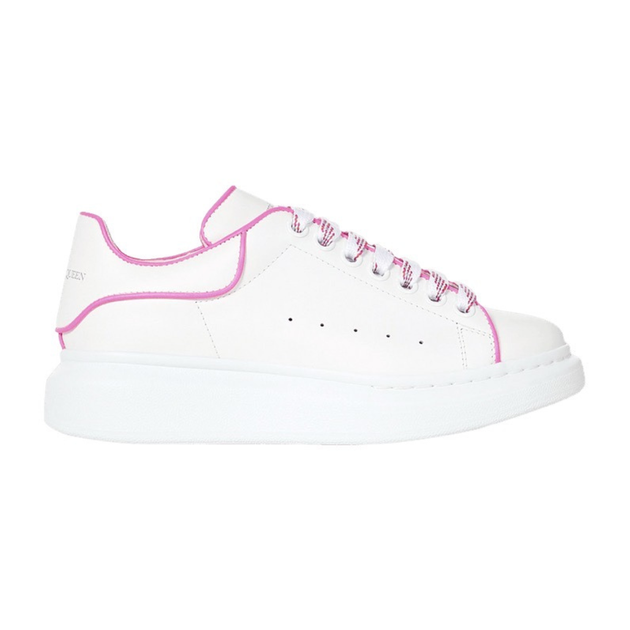 Golden Goose Super-Star White Mauve Pink Glitter(Women's)