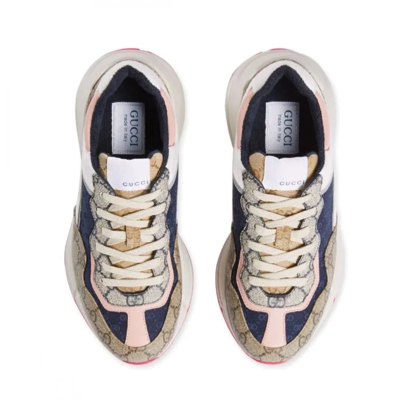 GUCCI MULTICOLOR GG RHYTON SNEAKERS
