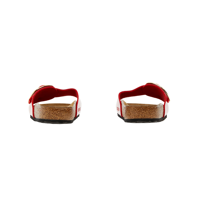 Birkenstock Madrid Big Buckle 'Patent red'