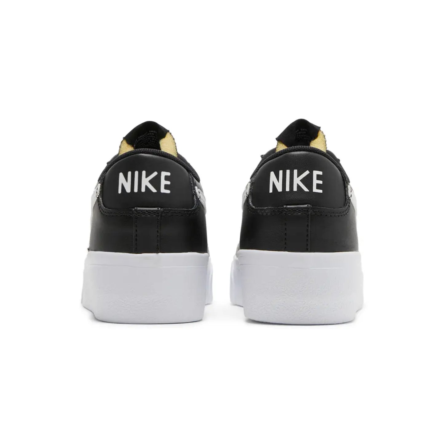 Nike Wmns Blazer Low Platform 'Black White'
