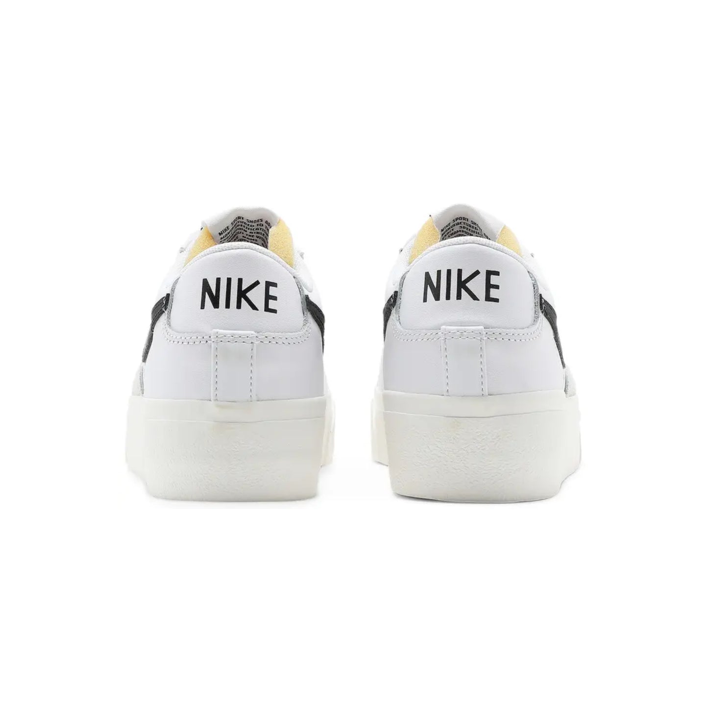 Nike Wmns Blazer Low Platform 'White Black'
