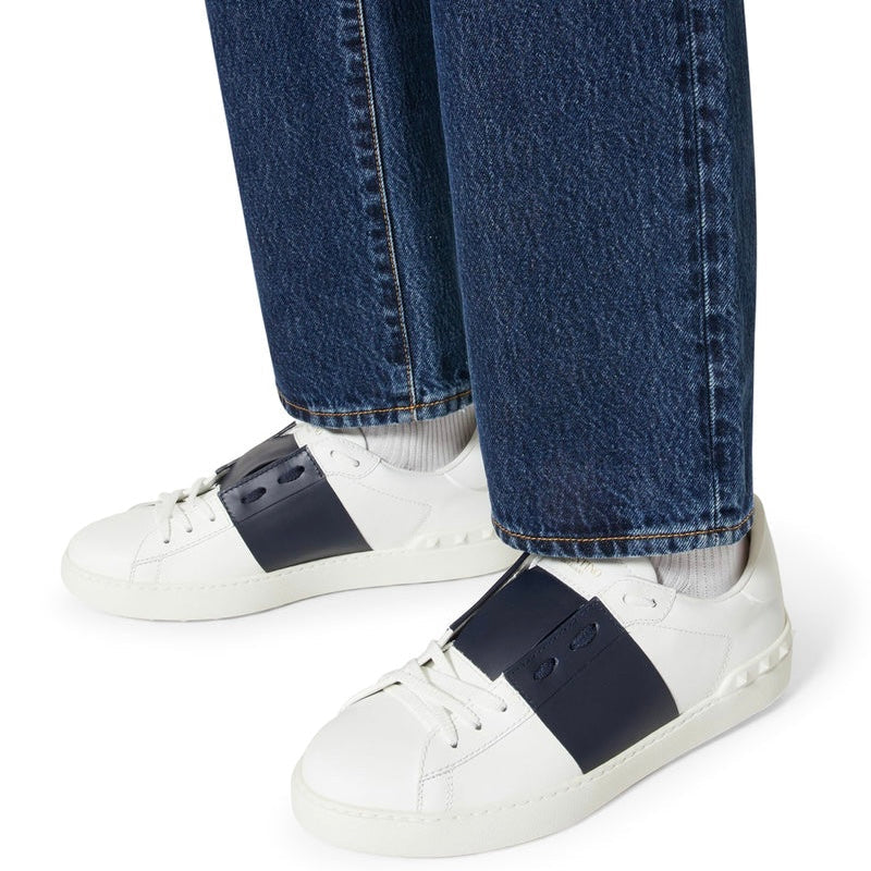 Valentino Open Sneaker 'White Dark Blue'