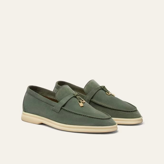 Summer Charms Walk Loafer Suede Green Lagoon (518W)