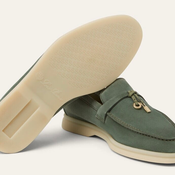Summer Charms Walk Loafer Suede Green Lagoon (518W)