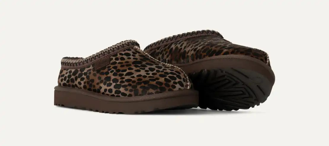 Ugg Tasman Caspian Slipper 'Burnt Cedar Cheetah'
