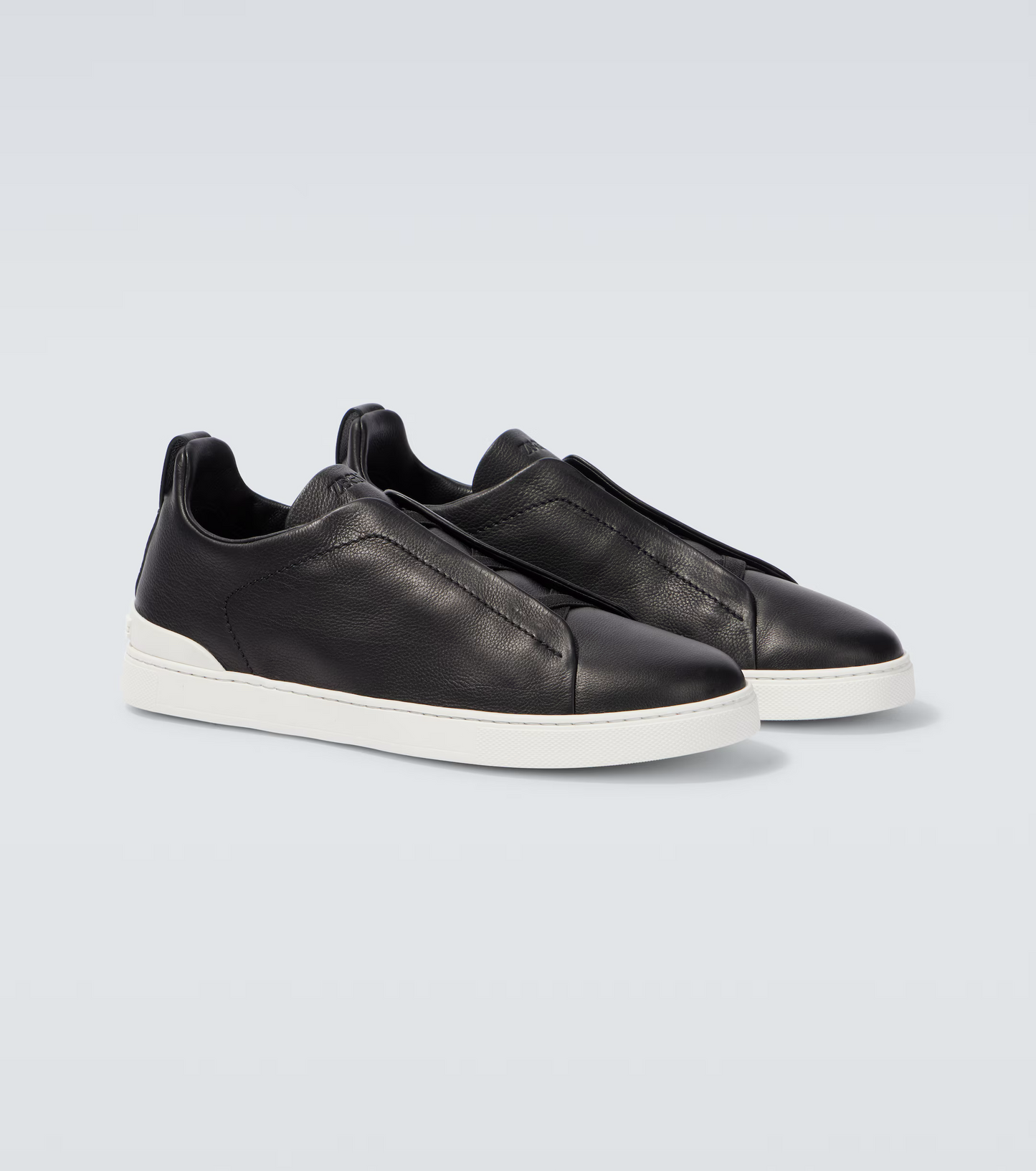 Zegna Triple Stitch leather sneakers