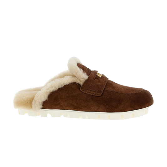 Miu Miu Suede mules 'Cocoa Brown'