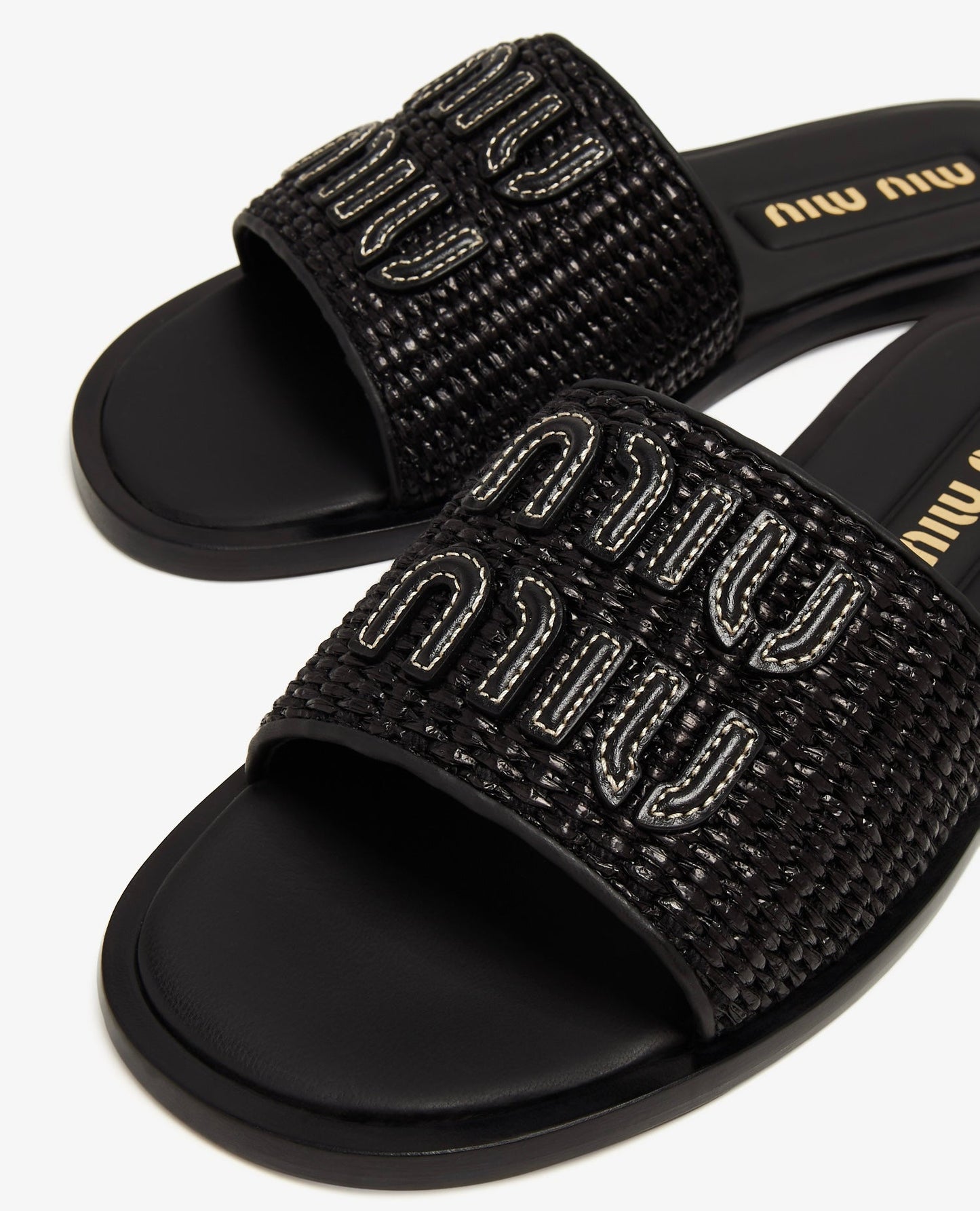Miu Miu Wmns Slide 'Black Brandy'