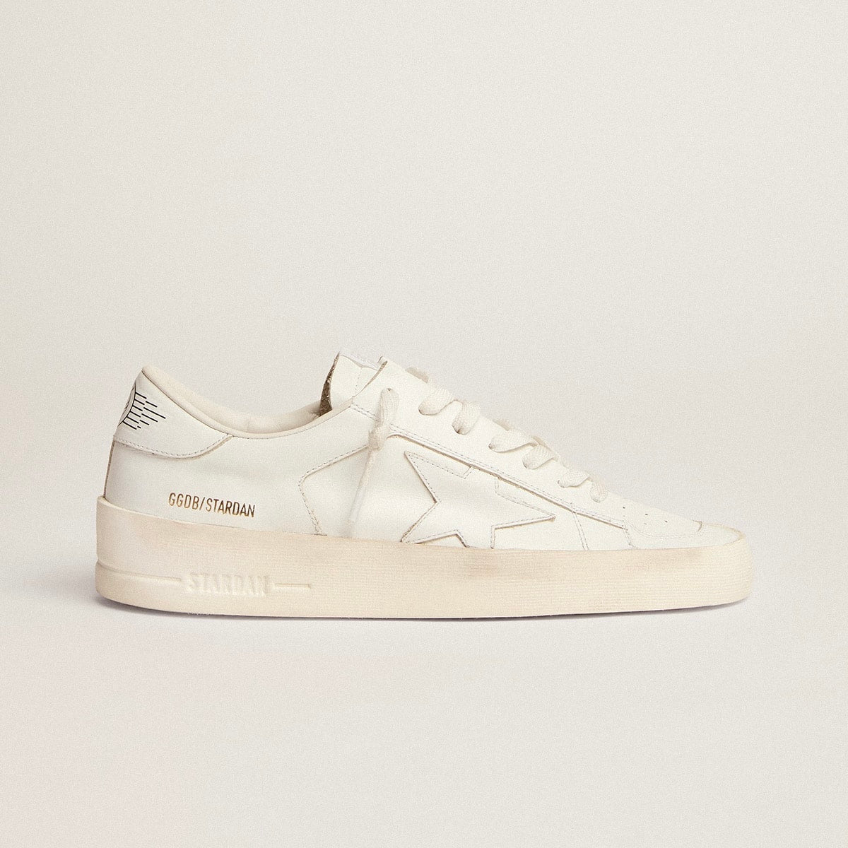 Golden Goose Super-Star Stardan in total white leather(Men's)