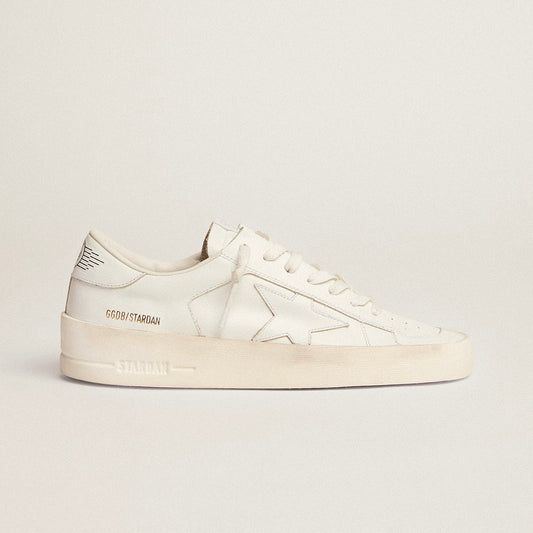 Golden Goose Super-Star Stardan in total white leather(Men's)