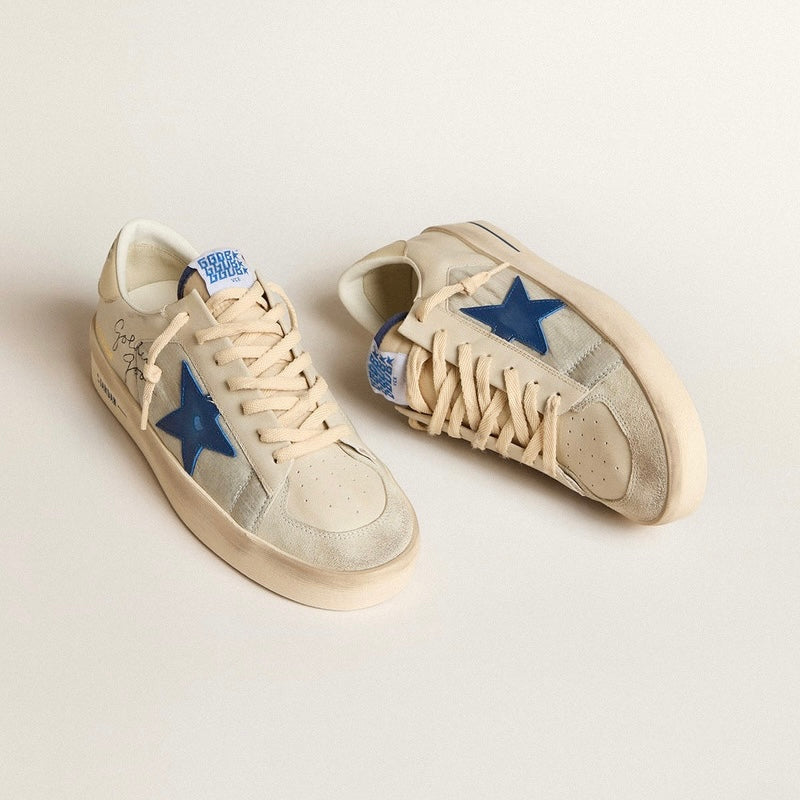 Golden Goose Super-Star Stardan 'Ivory Blue Star'(Men's)