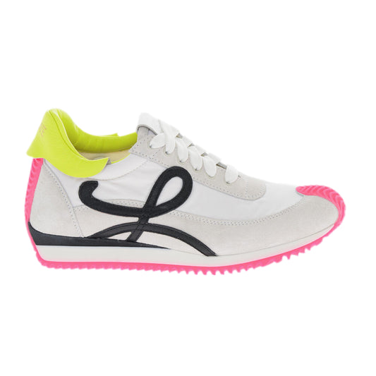 LOEWE NYLON SUEDE FLOW RUNNER SNEAKERS