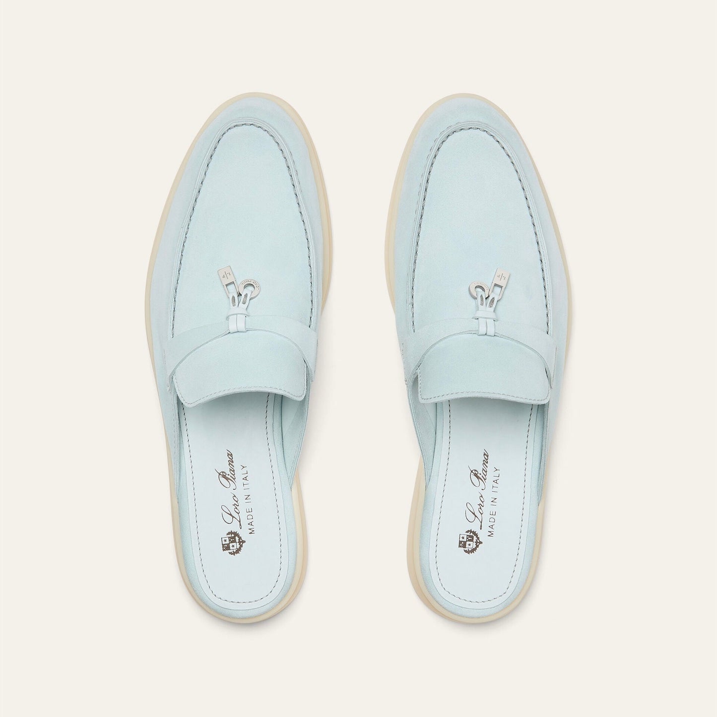 Loro piana Babouche Charms Walk Loafer'Spring Waterfall Melange (60BJ)'