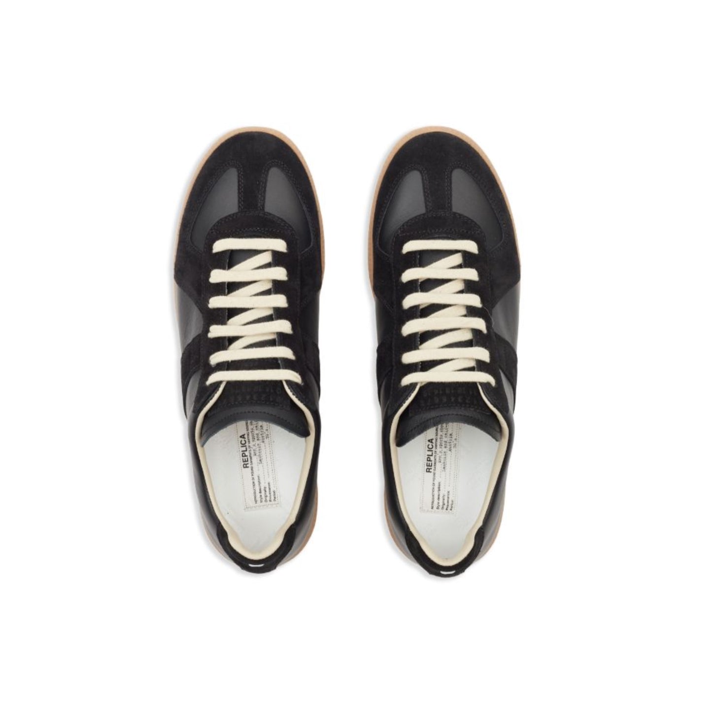 Maison Margiela - Replica leather and suede sneakers